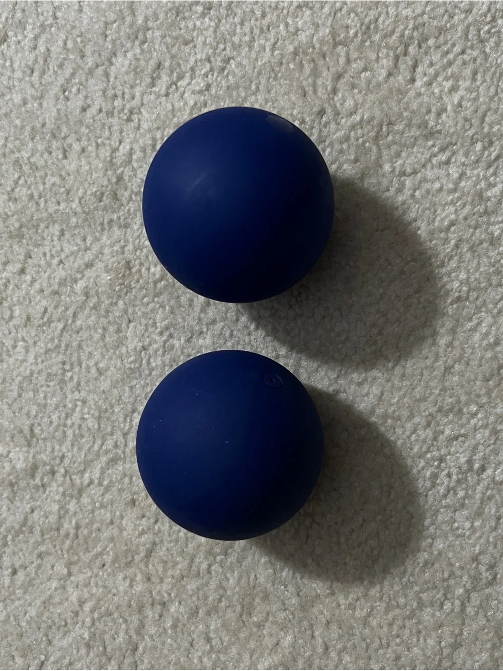 Lovevery Opposite Balls Montessori Sensory Development Toys Navy Blue Set of 2